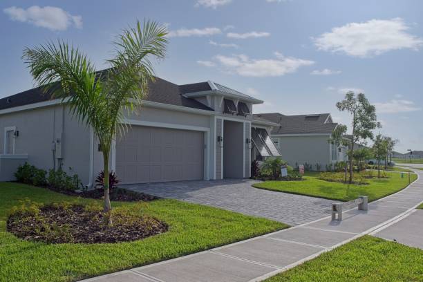 Permeable Paver Driveway in Lennox, SD